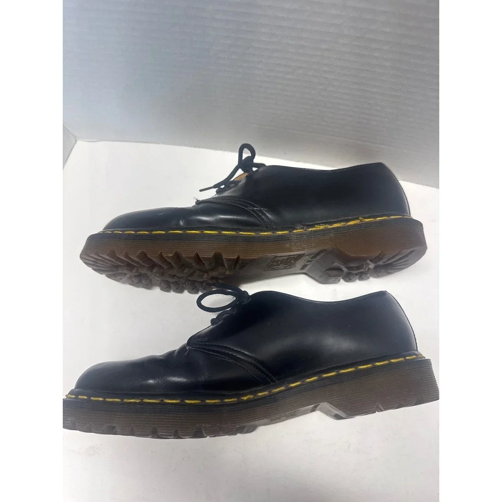 Dr. Martens 1461 Vintage Made in England Black Leather Oxford Shoes Mens 8